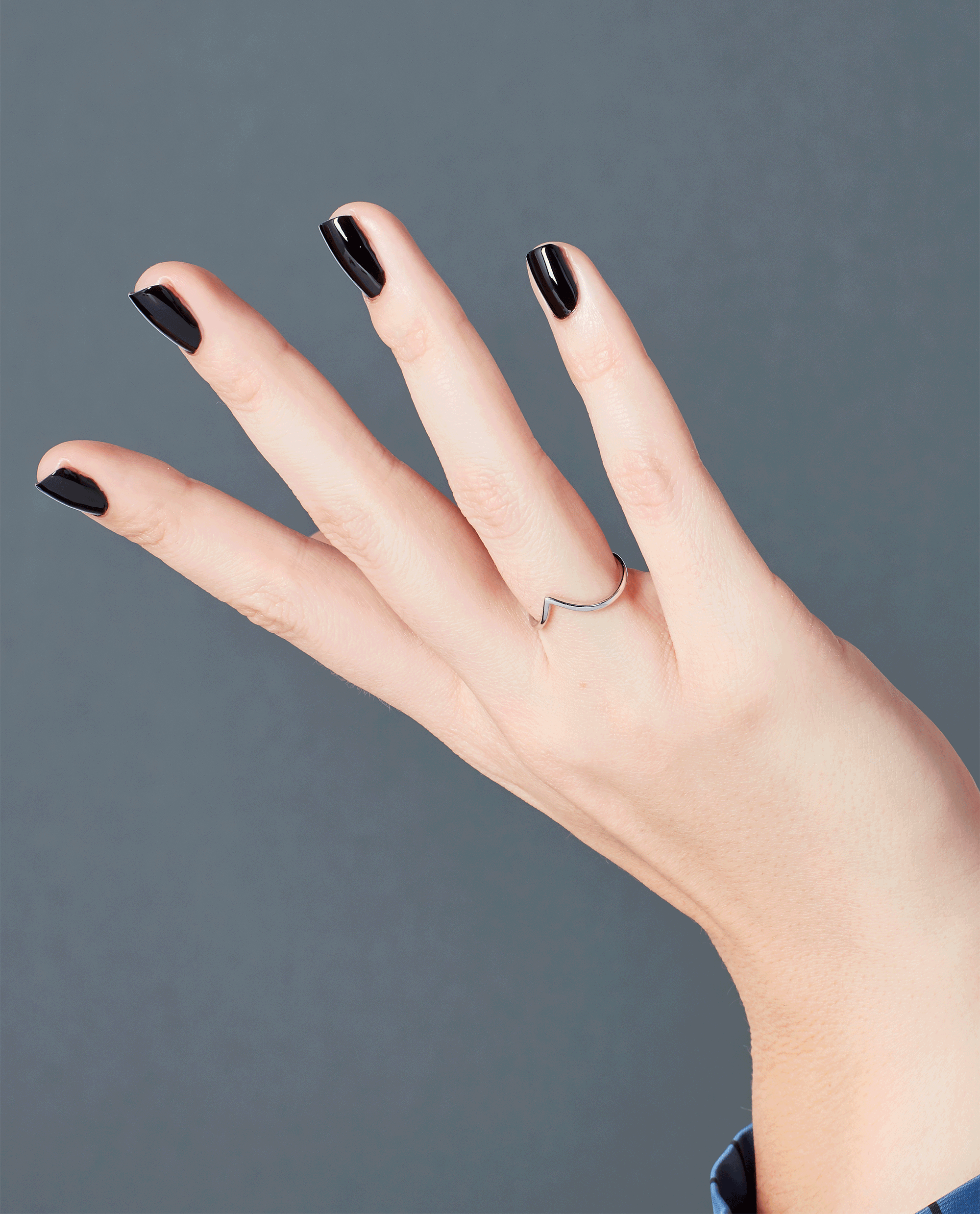 OPI Black Onyx Black Nail Polish GIF