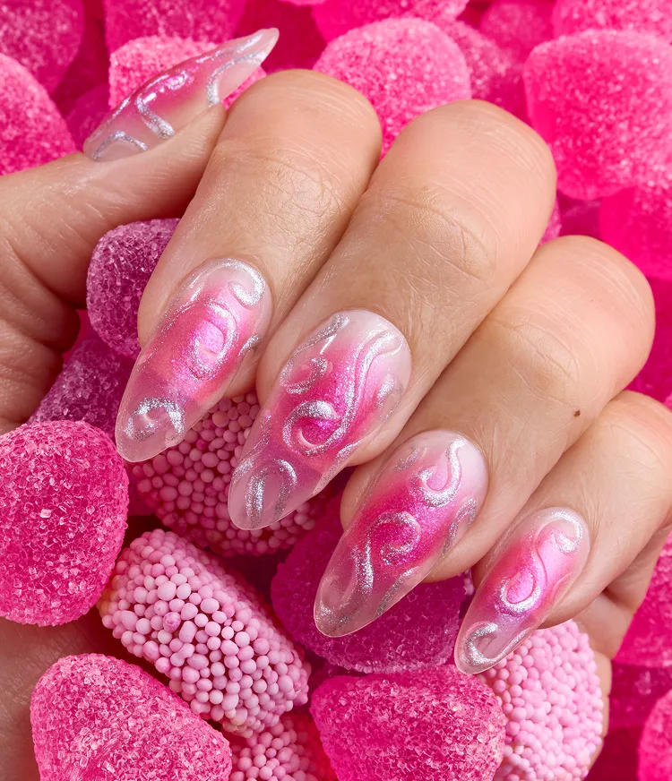 OPIcebox Cake Aura Nails Holiday Nail Art Look OPIcebox Cake Aura Nails Holiday Nail Art Look