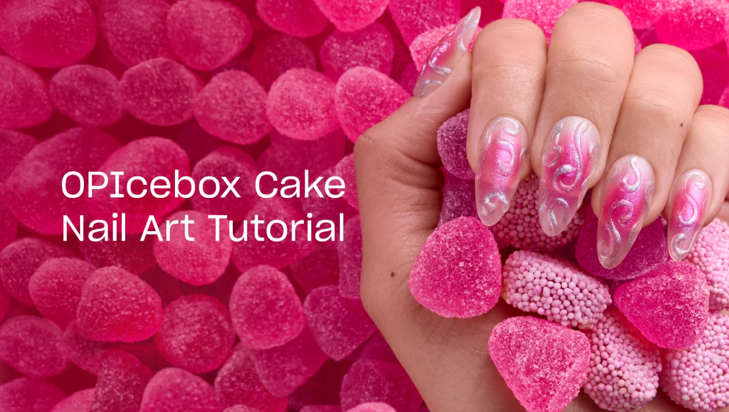 OPIcebox Cake Aura Nails Holiday Nail Art Look OPIcebox Cake Aura Nails Holiday Nail Art Look